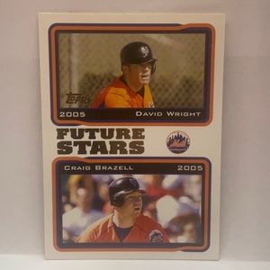 2005 Topps David Wright Craig Brazil Mets #330 (005)
